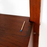 Teak modular shelving unit, Danish design, 1960s, made in Denmark