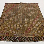 6x7 Turkish Kilim Rug, 180x207Cm