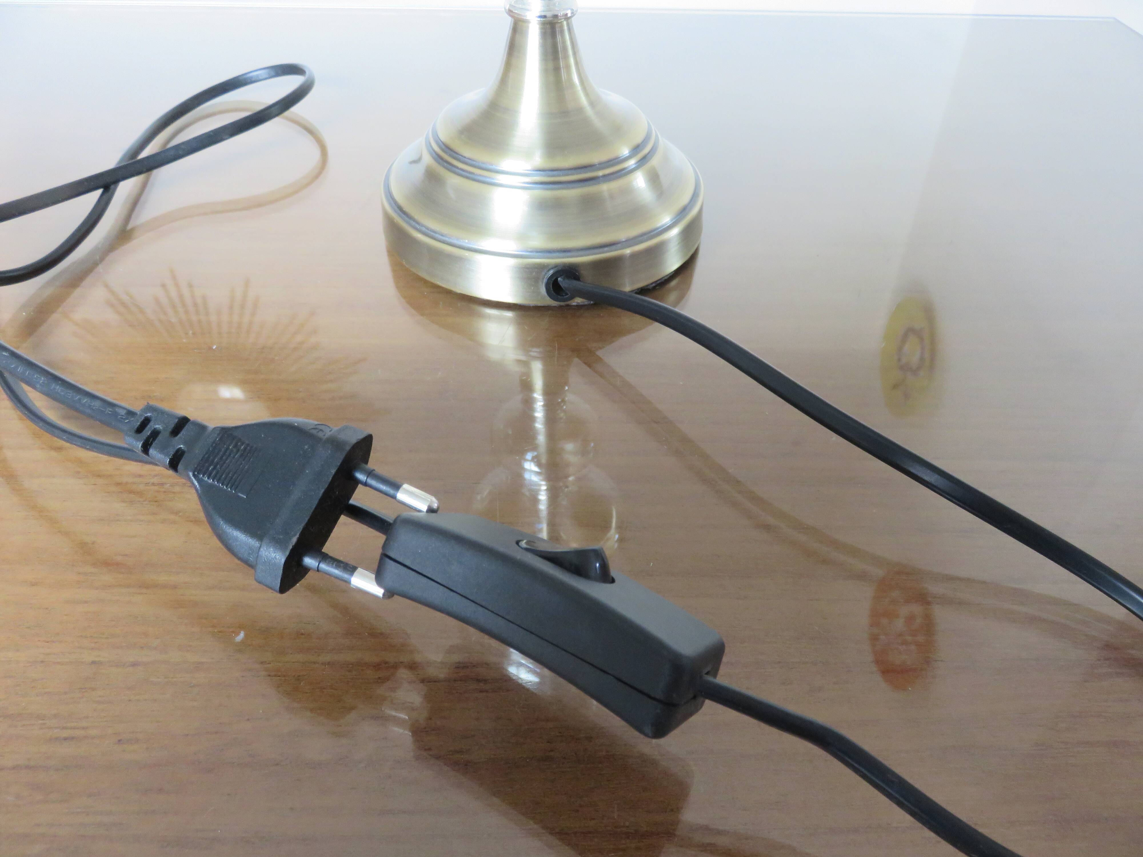 Amber crystal lamp, 1990s