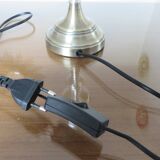 Amber crystal lamp, 1990s