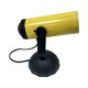 Yellow lamp, wall lamp POLAM PIŁA Type 12, Poland 1970s.