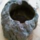 Ashtray in petrified wood