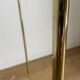 Vintage rolling service in gilded metal and smoked glass