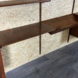 60s 70s teak wall shelf Wall Unit Kai Kristiansen for FM Møbler Denmark