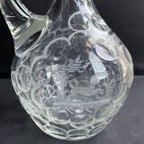 Ewer carafe – Blown and cut crystal
