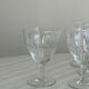 8 verres à vin blanc en cristal ciselé
