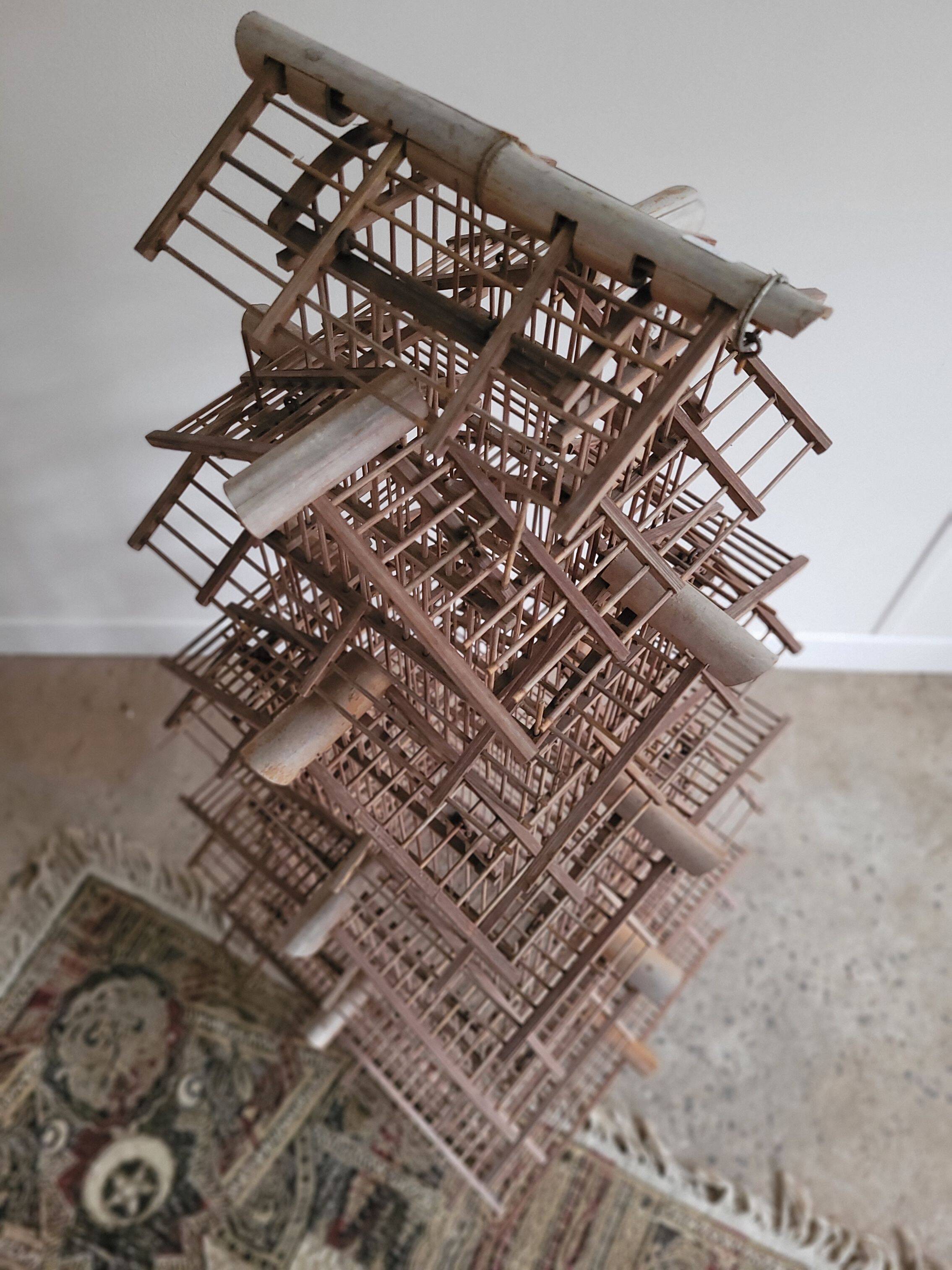 Cage à oiseaux ancienne