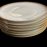 Tableware, 25-piece service, white porcelain and fine gold Winterling