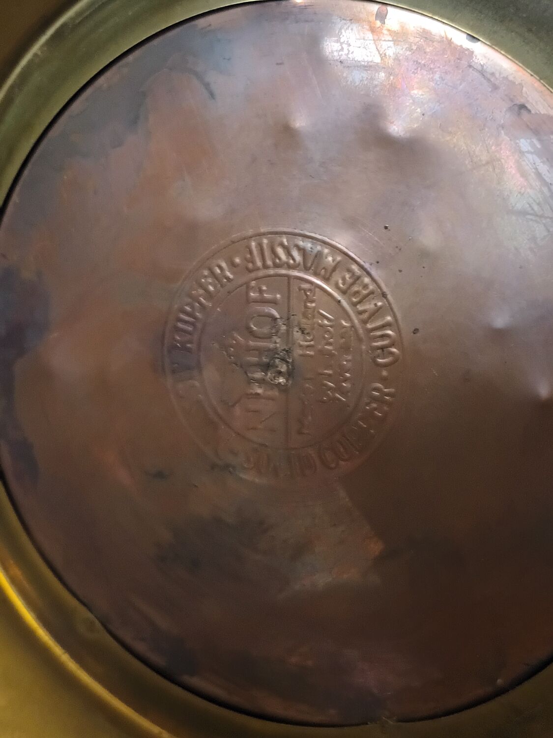 Coal bucket solid copper Holland