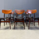 Mid-century dining set by Louis van Teeffelen for Wébé, 1960s