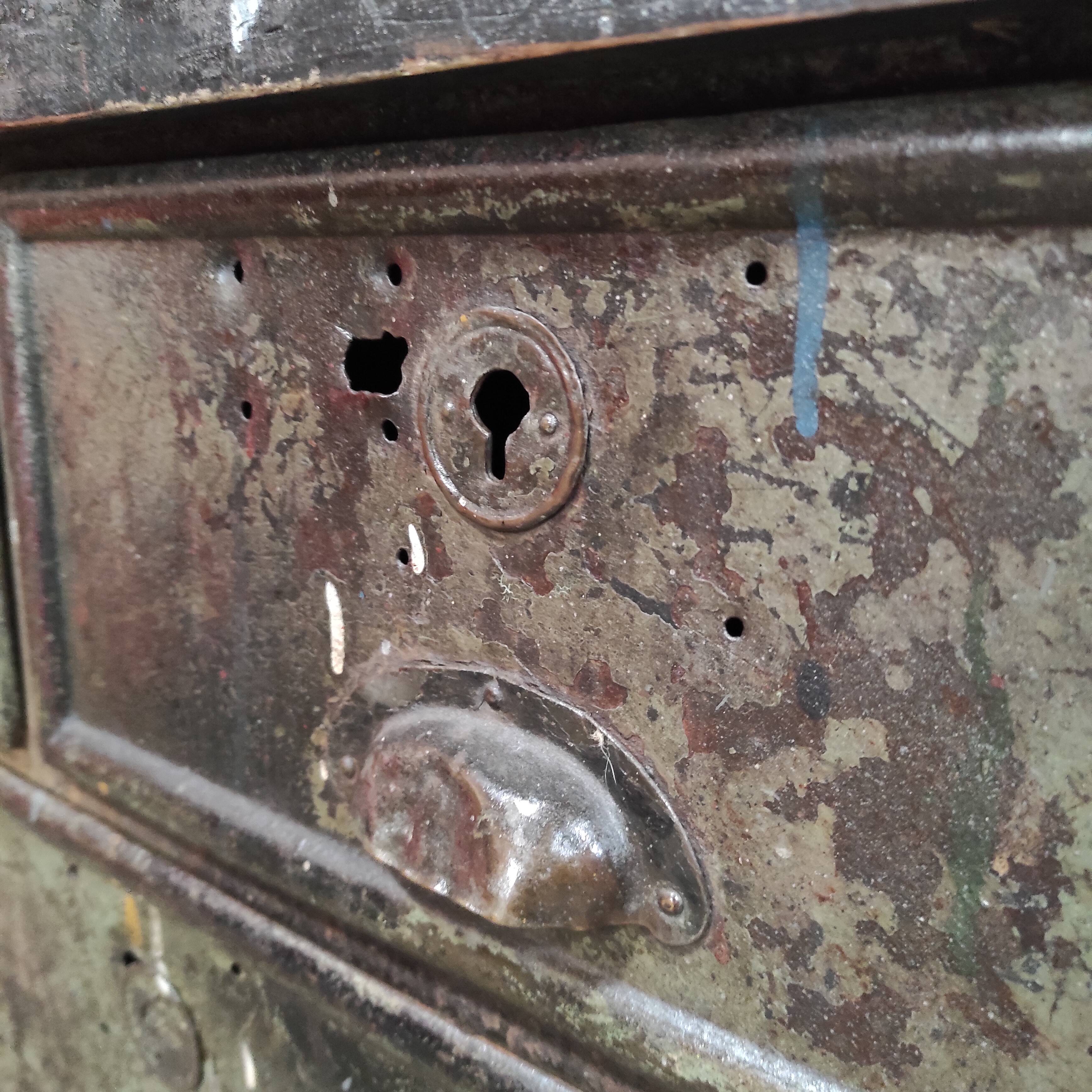 Industrial Workbench | Vintage Metal & Wood Workshop Table