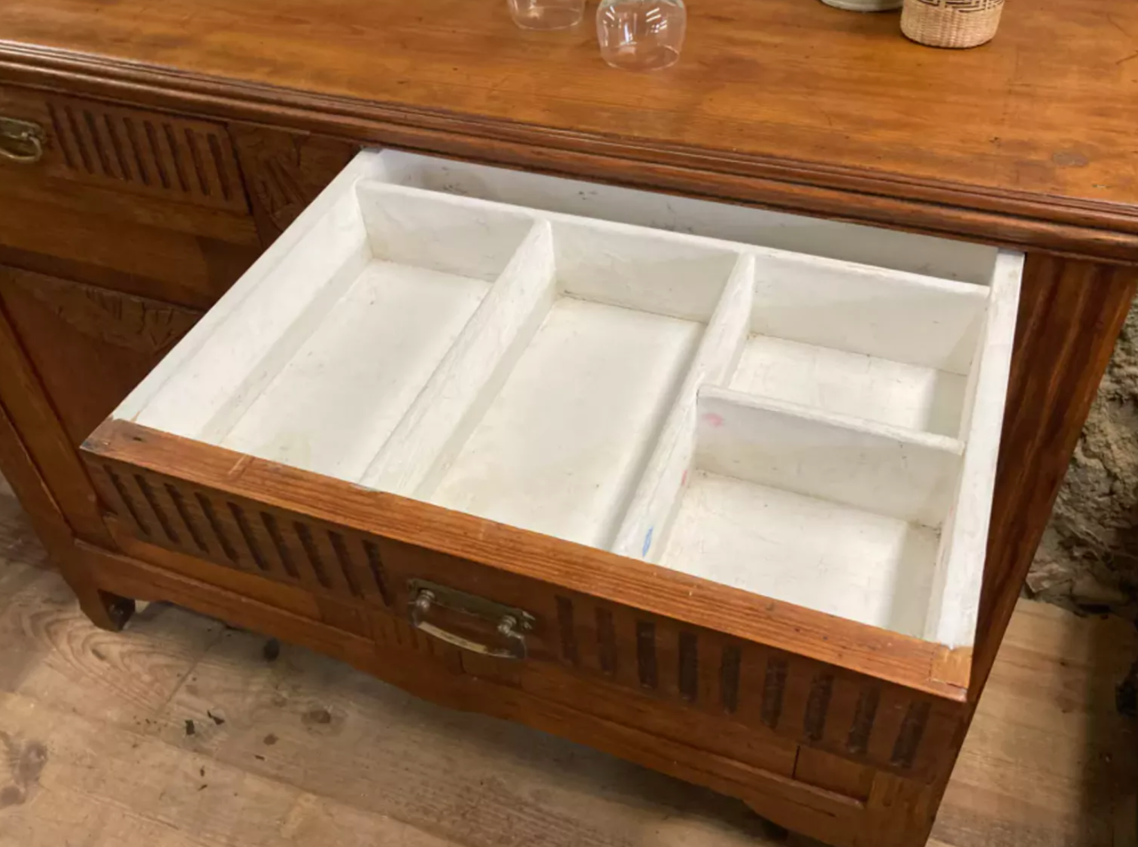 Parisian art deco wooden sideboard