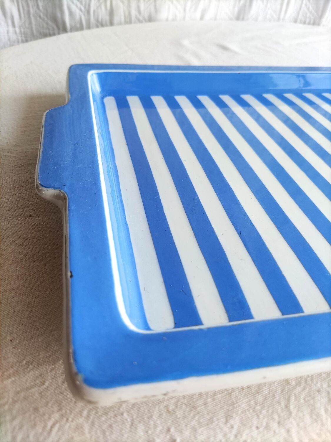 Sarguemine Fox Trot earthenware tray