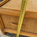 Low rattan furniture