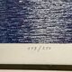 Countersigned lithograph couliou jean yves port de sauzon a belle ile
