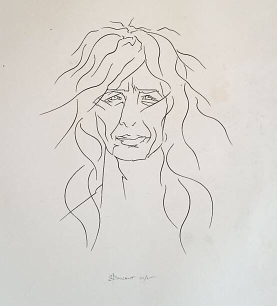 Michel Boucaut (born in 1948) - screenprint - justified 21/25 - 77 x 57 cm