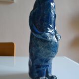 Anthropomorphic ceramic lamp base