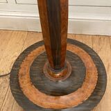 Floor lamp 30/40s in mahogany magnifying glass of two colors
