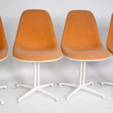 Set of 4 Hermann Miller Fehlbaum production chairs