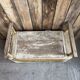 Patinated children's storage bench (renovated)