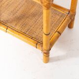 Mid-Century Modern Bamboo Shelve, Italy, 1970s