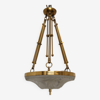 Art Deco style basin chandelier circa 1950