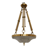 Art Deco style basin chandelier circa 1950