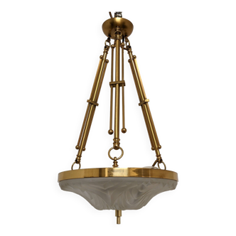 Art Deco style basin chandelier circa 1950