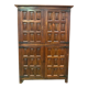 Monastery sideboard with four shutters in solid oak 20th century