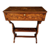 Louis XV Style Middle Side Table In Marquetry