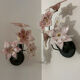 Murano floral wall lights from the 1970s