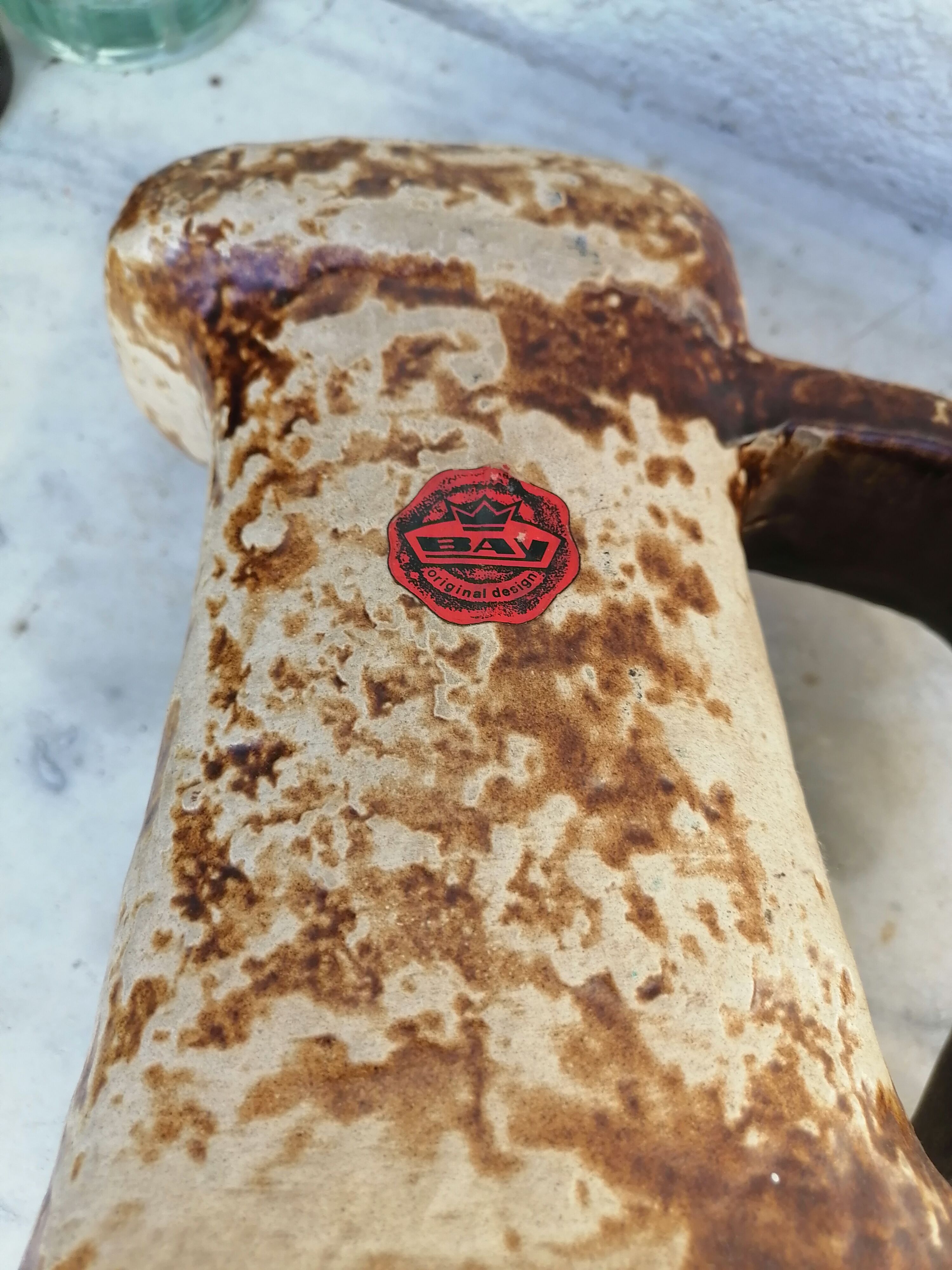 Vase jug bay vest germany style fat lava 1960