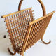 Rattan magazine door from the 60s/70s