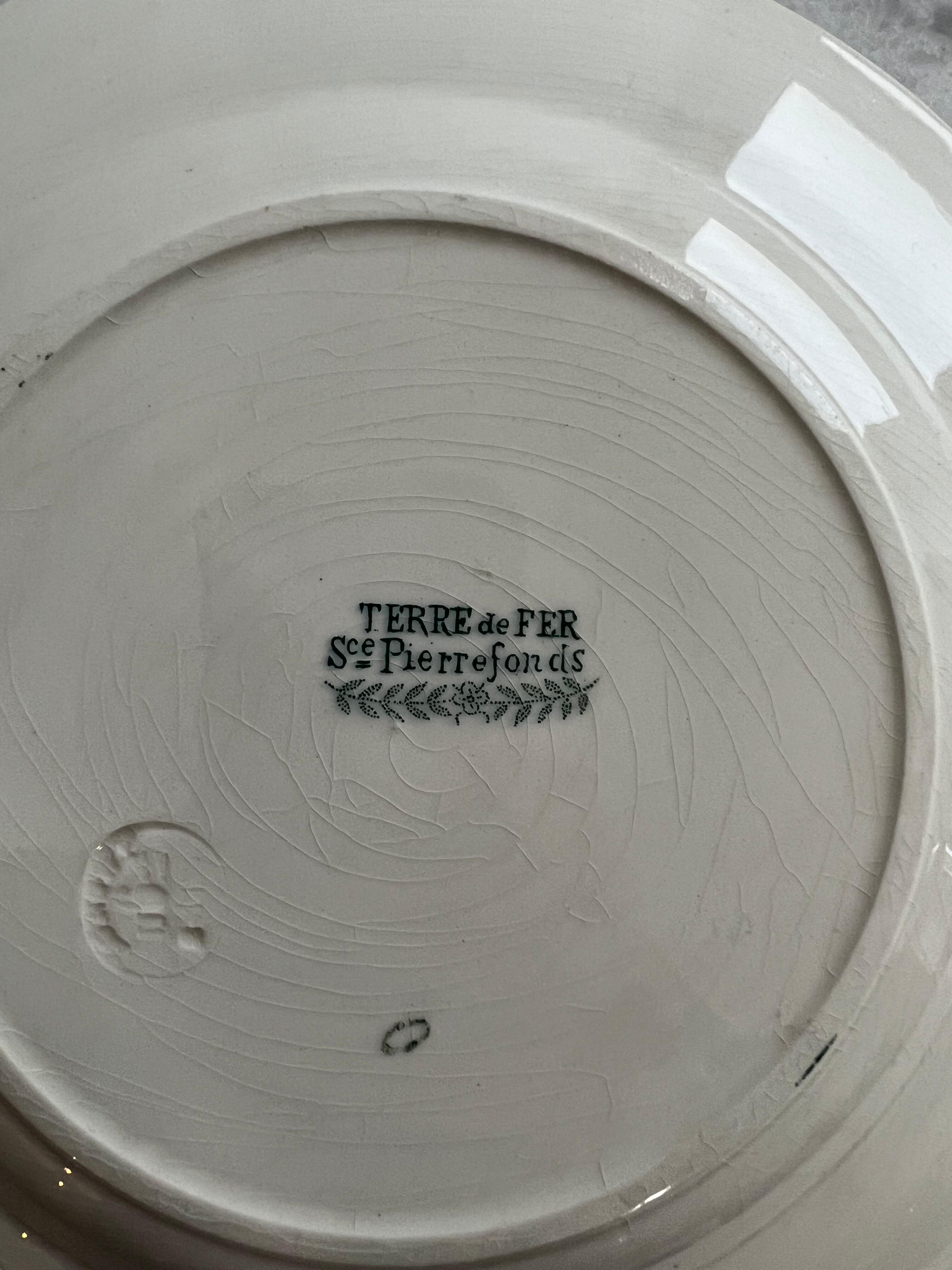 Flat plate Terre de fer Sce Pierrefonds