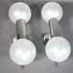 Space Age Wall Lights in Chrome by Motoko Ishii for Staff, 1970s