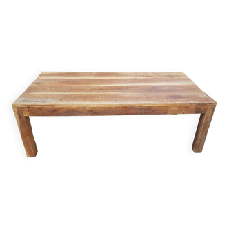 Table basse en teck 140 x 70 x 47 cm