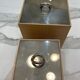 Cristophle wooden box and silverware