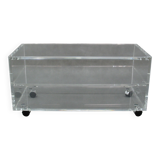 Vintage coffee table acrylic, 1980s