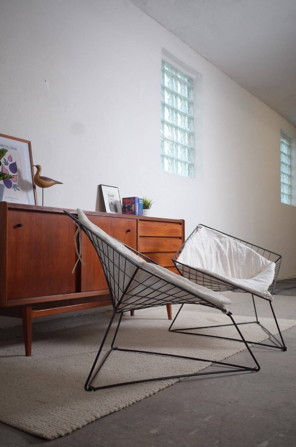 2 x OTI Gammelgaard Diamond Sessel + Tisch