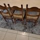 Table manger travertin.