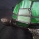 Turtle night light in regulated glass carcass stained glass way