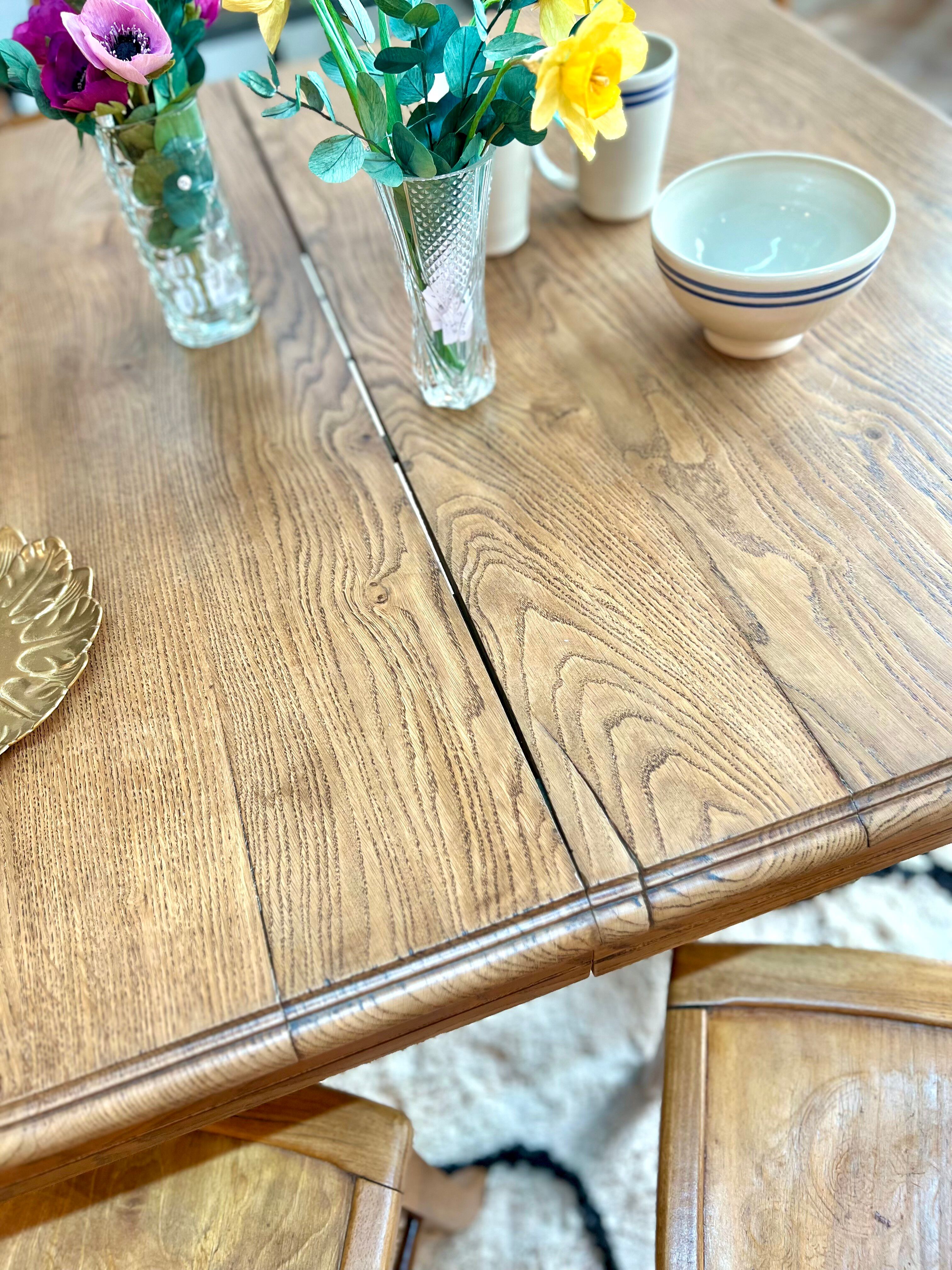 Table à manger style Art déco rénovée