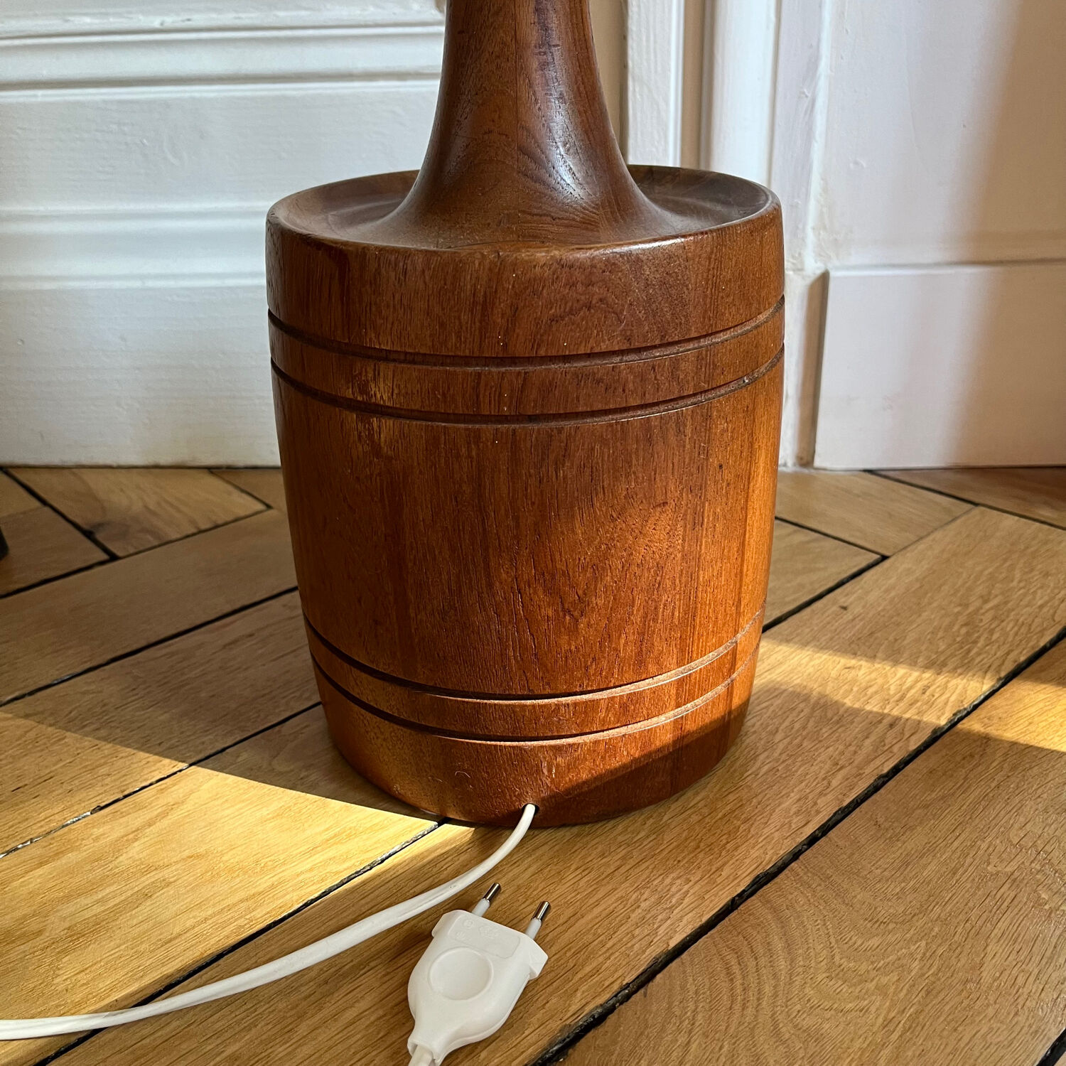 Vintage Scandinavian floor lamp, teak, Tranås Stilarmatur, Sweden, 1960