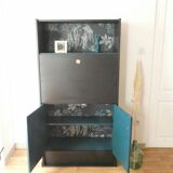 Vintage secretary blue oil