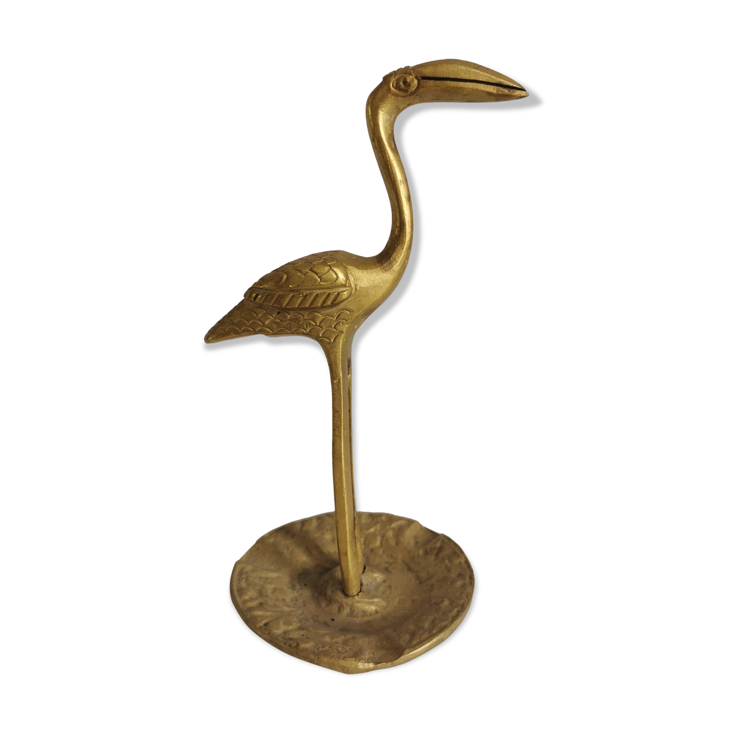 Naif brass bird