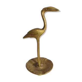 Oiseau en laiton naif