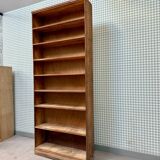 Large vintage wooden bookcase