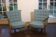Fan bench by Guillerme and Chambron reupholstered