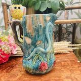 Vintage slip pitcher vase