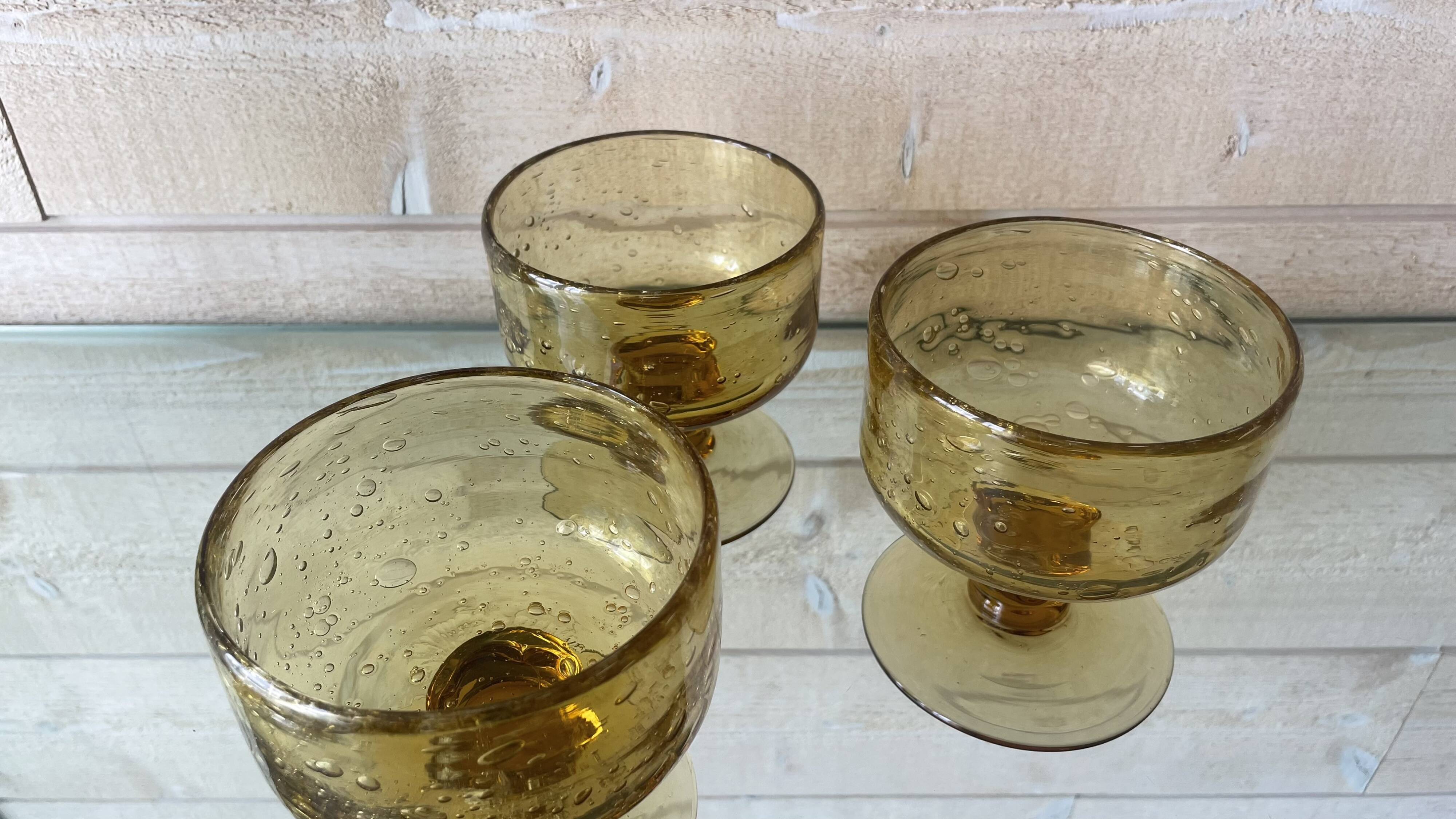 Blown glass Biot cups